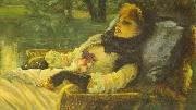 James Joseph Jacques Tissot The Dreamer Sweden oil painting artist